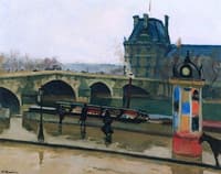 The Pont Royal in Grey Weather