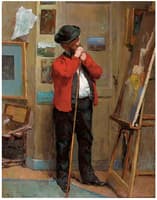 The Artist in His Studio