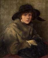 Lady in Grey Fur