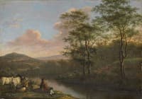 Italian Landscape with a Herdsman