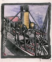 Steamer at Quayside