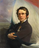 Portrait of Jacob Hobein, Rescued the Dutch Flag under Enemy Fire