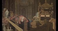 Classical ewers, a statue, musical instruments, mirrors and other objects