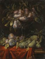 Still Life with Fruit and Glass Tazzas