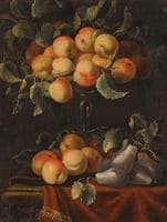Still Life with Fruit and Glass Tazzas