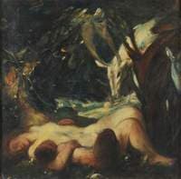 Study for 'The Sleeping Wood Nymph'