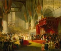 The Inauguration of King William II in the Nieuwe Kerk in Amsterdam on 28 November 1840