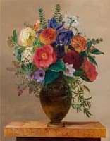 Summer flowers in a vase