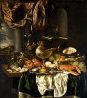 Still Life with Landscape