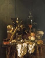 Still Life with Objects and Fruit