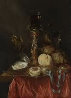 Still Life with Silver-gilt Bekerschroef with Roemer