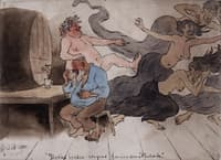 Bacchus Commands the Shrews of Sorrow to Go to Hell