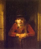 Boy Looking through the Window