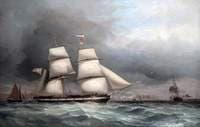 Sailing Ship in the Mersey off Liverpool