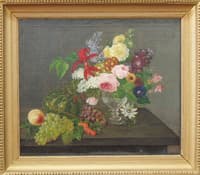 Still Life of Flowers and Fruit