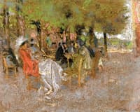 Figures beneath the Trees