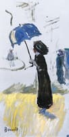 Woman with Umbrella