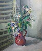 Still Life of Flowers in Vase