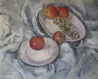 Still Life with Fruit and Tablecloth