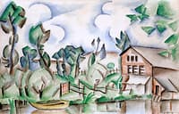 Houses by the River
