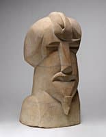 Hieratic Head of Ezra Pound