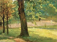 Tennis Match (one of a pair)