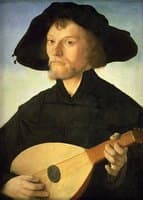 Portrait of a Lute Player