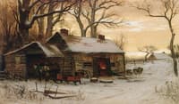 Winter Evening at the Forge