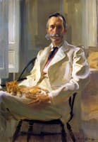 Man with the Cat (Henry Sturgis Drinker)