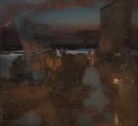 Shrimpers at Night