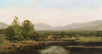 Cattle by a Stream