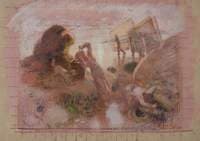 Study for 'The Mussel Gatherers'