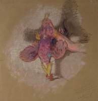 Study of an Arm and a Hand Holding a Fowl by the Legs for 'Highland Raiders'