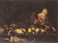 Still Life with a Woman, a Boy, and a Dog