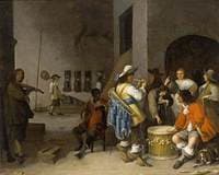 Scene in a Guardroom Interior