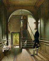 Staircase of his London Residence