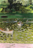 Rowers in the Bois de Boulogne