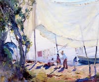 Drying the Sails