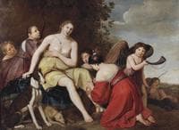 Diana and her companions preparing for hunting