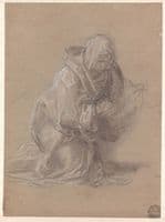 Study of a Kneeling Woman