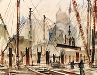Construction of the New York Telephone Company Headquarters Building at 140 West Street
