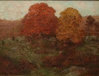 Connecticut, Hillside in Autumn
