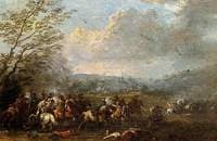 Battle Scene, Cavalry Skirmish