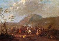 Battle Scene, Cavalry Skirmish