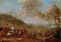 Battle Scene, Cavalry Skirmish Aftermath