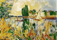 Boats on the Seine at Chatou