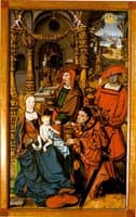 Adoration of the Kings ~ Right inner wing of the 'Marienaltar'