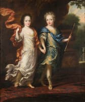Karl XII, King of Sweden, and His Sister Hedvig Sofia