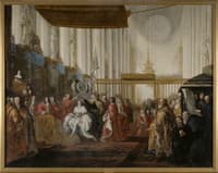 The Coronation of King Charles XI in Uppsala Cathedral