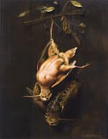 Two Hanging Woodcock